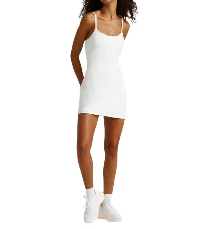 Beyond Yoga Spacedye Essence Dress In Cloud White In Multi