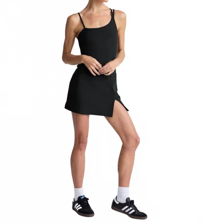 Beyond Yoga Spacedye Fearless Mini Dress In Darkest Night In Multi