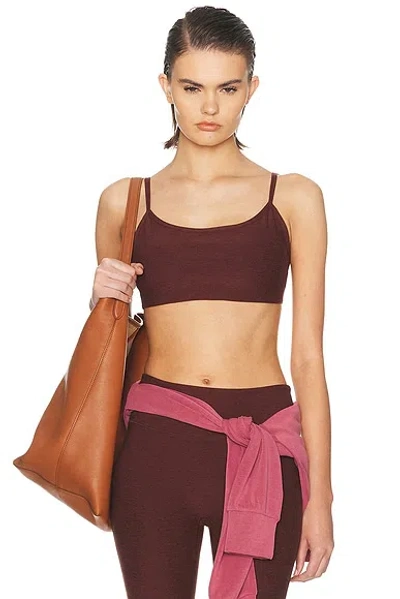Beyond Yoga Spacedye Forever Bra In Brown