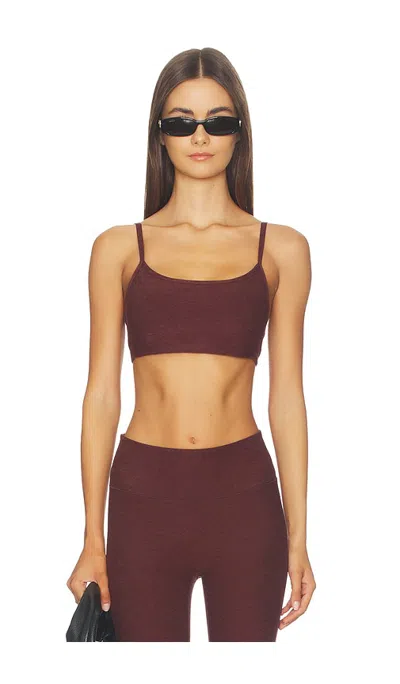 Beyond Yoga Spacedye Forever Bra In Burgundy