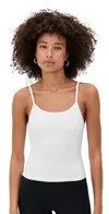 Beyond Yoga Spacedye Forever Waist Length Tank Cloud White In White