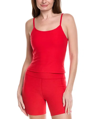 Beyond Yoga Spacedye Forever Waist Length Tank In Red