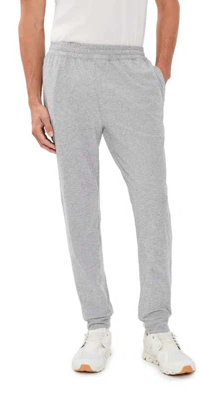 Beyond Yoga Spacedye Freefit Zipper Pockets Joggers Silver Mist In Gray