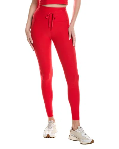 Beyond Yoga Spacedye Go Pocket 23in Midi Legging In Red