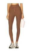 Beyond Yoga Spacedye Go Pocket Midi Legging In Brown