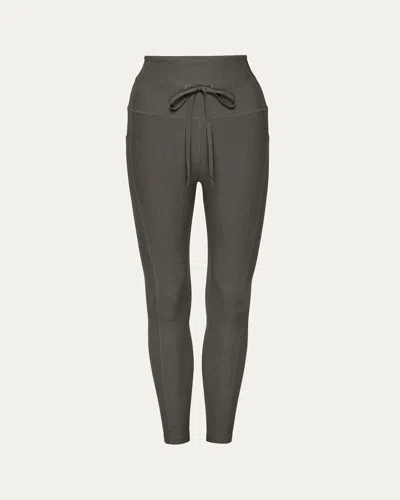 Beyond Yoga Spacedye Go Pocket Midi Leggings In Gray