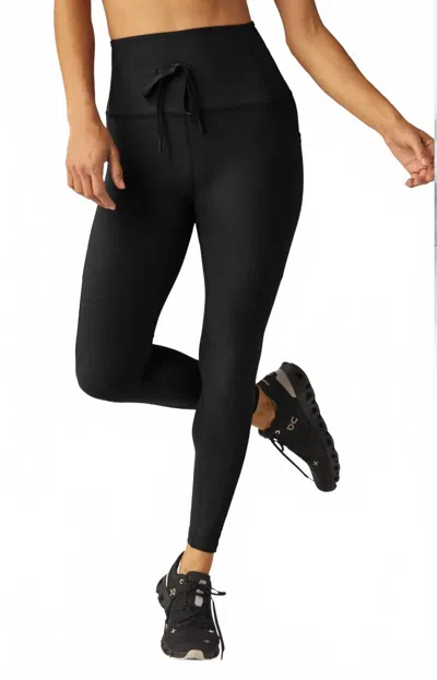 Beyond Yoga Spacedye Go Pocket Midi Leggings In Black