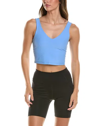 Beyond Yoga Spacedye Good Day Cropped Tank In Blue