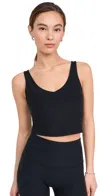 Beyond Yoga Spacedye Always On Cropped Tank In Darkest Night In Darkest Night