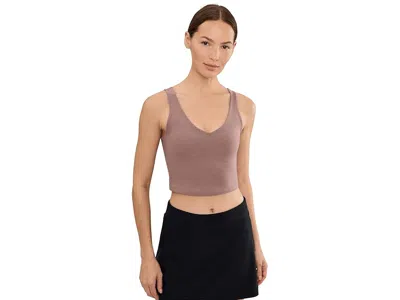 Beyond Yoga Spacedye Good Day Cropped Tank Top In Brown