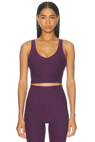 Beyond Yoga Spacedye Good Day Cropped Tank Top In Purple
