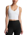 Beyond Yoga Spacedye Good Day Cropped Tank Top In Cloud White