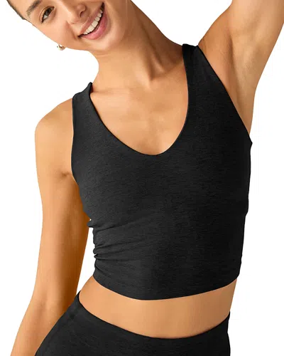 Beyond Yoga Spacedye Good Day Cropped Tank Top In Darkest Night