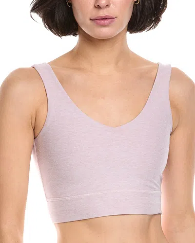 Beyond Yoga Spacedye Good Day Long Line Bra In Pink