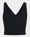 Beyond Yoga Spacedye Always On Cropped Tank In Darkest Night