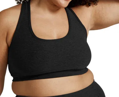 Beyond Yoga Spacedye Got Your Back Sports Bra - Plus Size In Darkest Night In Black