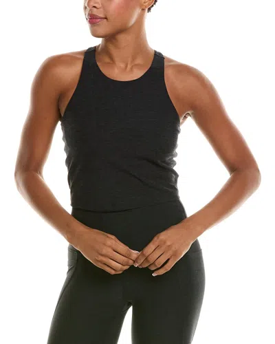 Beyond Yoga Spacedye High Neck Cropped Tank In Black