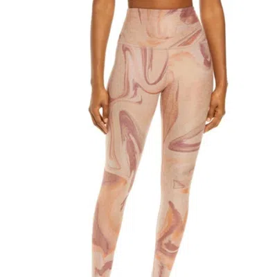 Beyond Yoga Spacedye High Waist Legging In Chai Marble In Brown