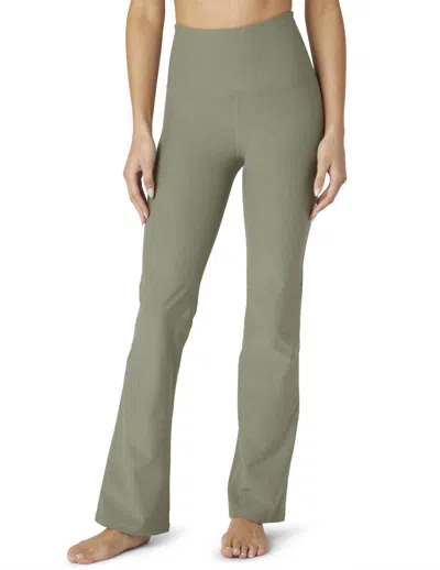Beyond Yoga Spacedye High Waist Practice Pant In Grey Sage Heather In Multi