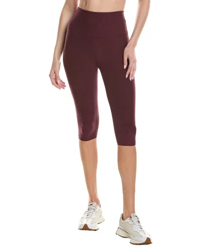 Beyond Yoga Spacedye High Waisted 14.25in Pedal Pusher Legging In Red