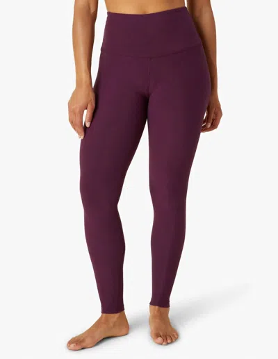 Beyond Yoga Spacedye High Waisted Midi Legging In Aubergine