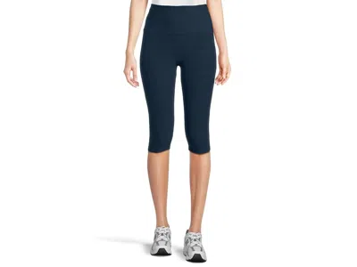 Beyond Yoga Spacedye High Waisted Pedal Pusher Leggings Women's Casual Pants Nocturnal Navy: Xs (us Women's 2-4) In Blue