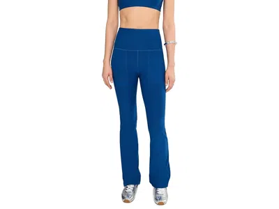 Beyond Yoga Spacedye High Waisted Practice Pocket Bootcut Pants In Blue