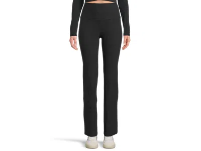 Beyond Yoga Spacedye High-waisted Practice Pocket Bootcut Pants In Black