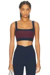 Beyond Yoga Spacedye Horizon Colorblock Bra In Brown
