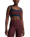 Beyond Yoga Spacedye Horizon Colorblocked Sports Bra In Multi