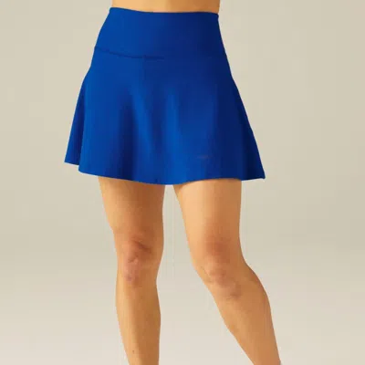 Beyond Yoga Spacedye Hot Shot Circle Skirt In Blue