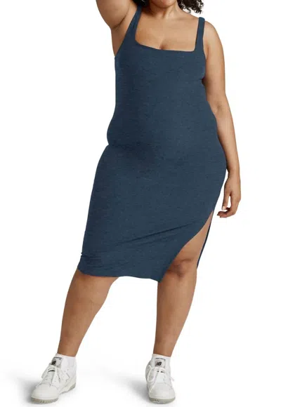 Beyond Yoga Spacedye Icon Midi Dress - Plus Size In Nocturnal Navy In Blue