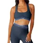 BEYOND YOGA SPACEDYE IN THE MIX BRA IN NOCTURNAL NAVY