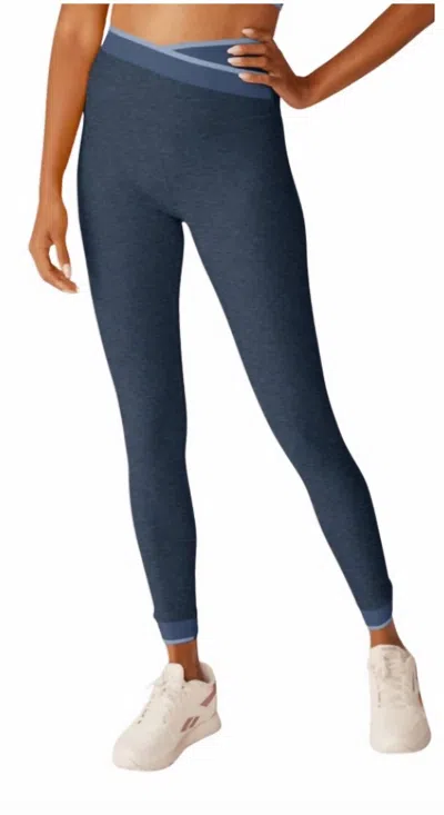 Beyond Yoga Spacedye In The Mix Legging In Nocturnal Navy In Blue
