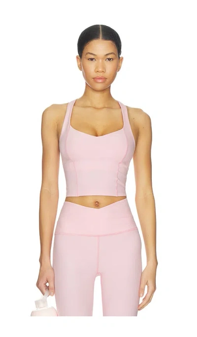Beyond Yoga Spacedye Intensity Racerback Cropped Tank Top In Pink