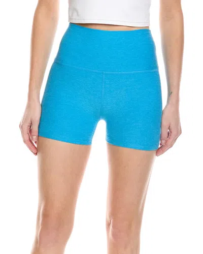Beyond Yoga Spacedye Keep The Pace 5 Short In Island Blue