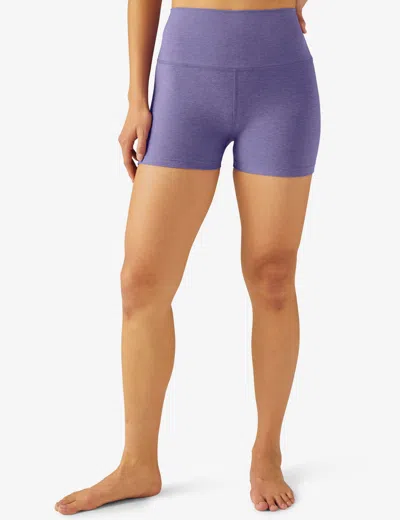 Beyond Yoga Spacedye Keep Pace 5" Biker Short In Purple