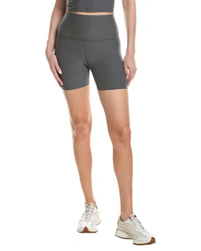 Beyond Yoga Spacedye Keep Pace 5in Short In Gray