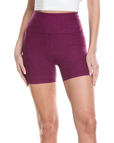 Beyond Yoga Spacedye Keep Pace 5in Short In Purple
