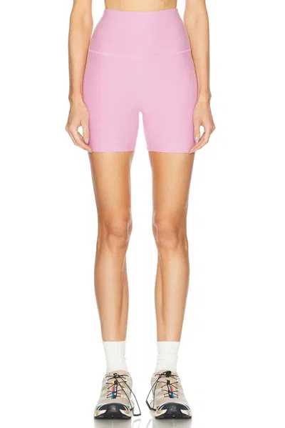 Beyond Yoga Spacedye Keep Pace Biker Short In Pink