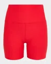 Beyond Yoga Powerbeyond Strive Biker Short In Retro Red In Red