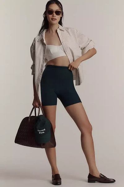 Beyond Yoga Spacedye Keep Pace Biker Shorts In Green