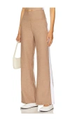 Beyond Yoga Spacedye Laid Back Stripe Pant In Brown