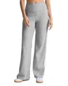 Beyond Yoga Space Dye Laid Back Stripe Pants In Gray