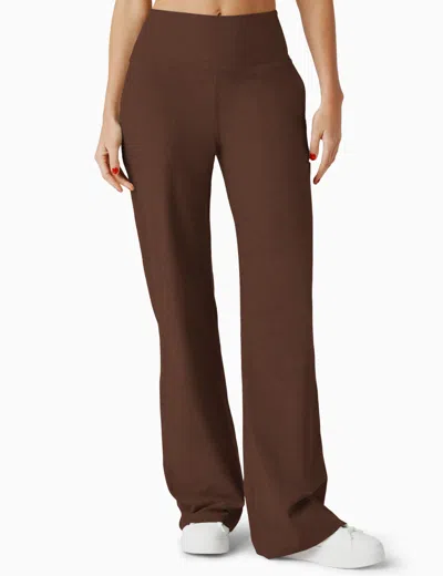 Beyond Yoga Spacedye Laid Back Wide Leg Pant In Brown