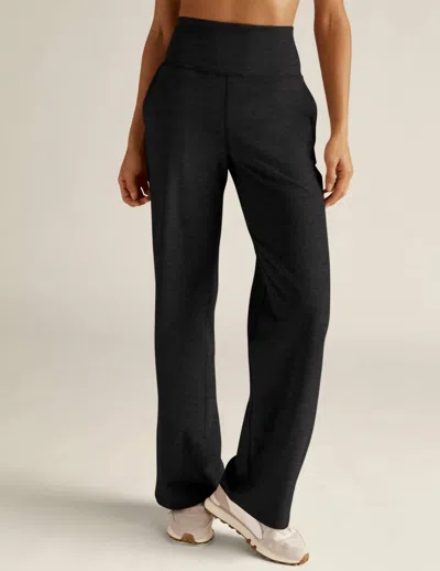 Beyond Yoga Spacedye Laid Back Wide Leg Pant In Darkest Night