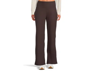 Beyond Yoga Spacedye Laid Back Wide Leg Pants In Burgundy