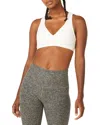 Beyond Yoga Spacedye Lift Your Spirits Active Bra In White