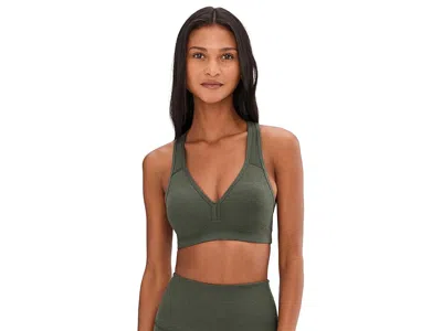 Beyond Yoga Spacedye Lift Your Spirits Bra In Green