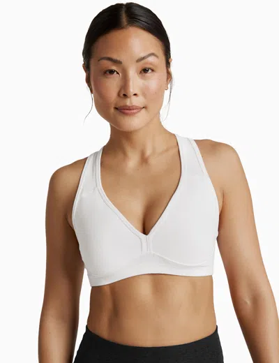 Beyond Yoga Spacedye Lift Your Spirits Bra In White